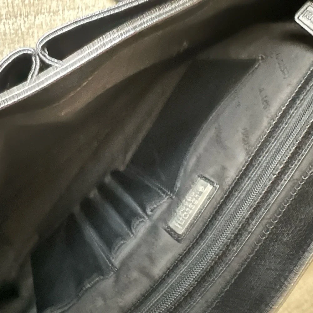 Black Leather Briefcase